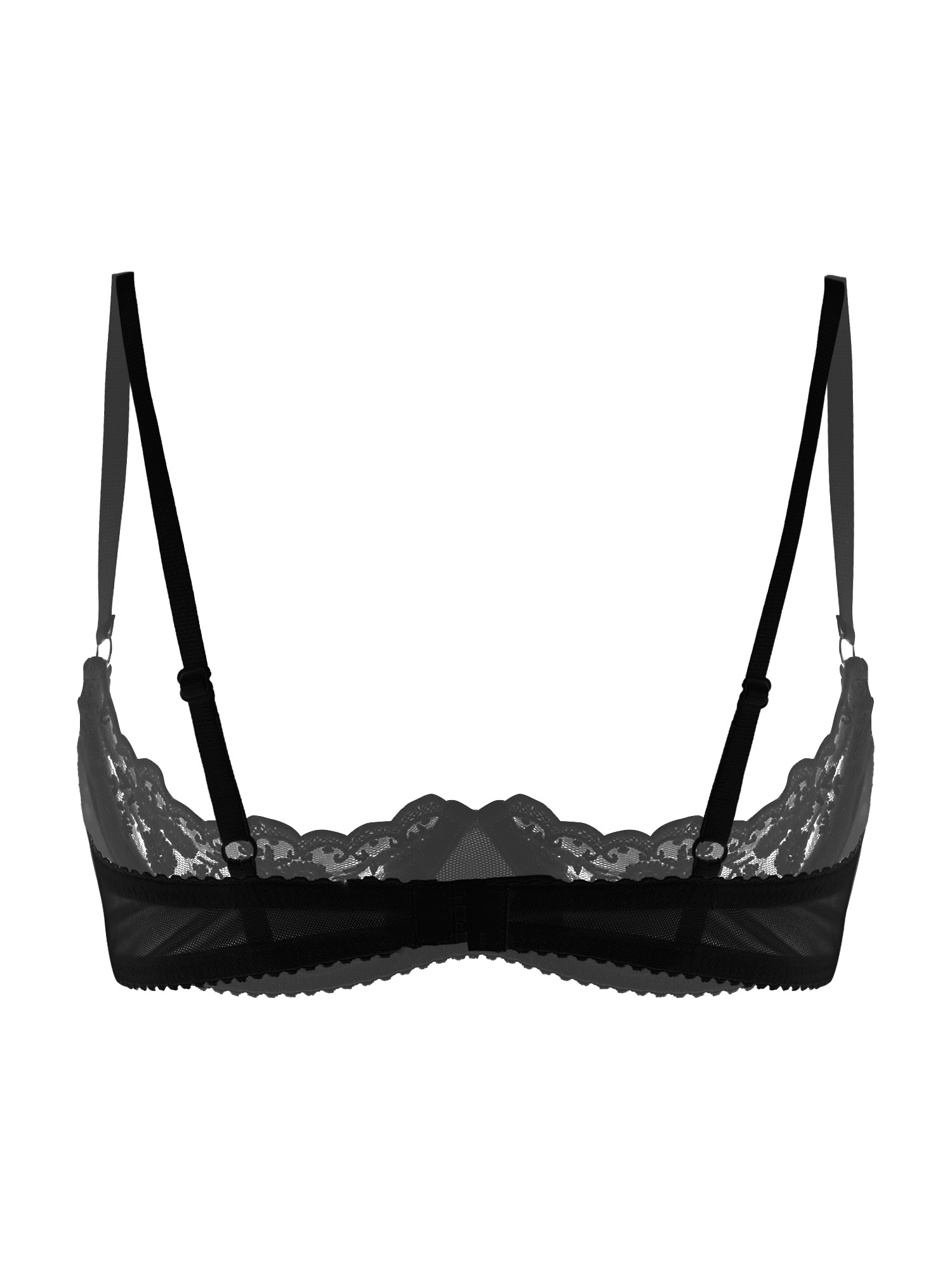 Women Sexy Open Cups Bra Sheer - Sheer Mesh Bra ulasan dan harga