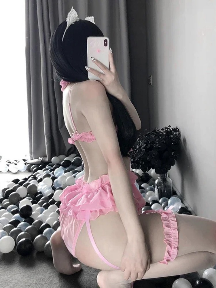 Women Sexy Erotic Lingerie Set - Lace Bralette Set ulasan dan harga