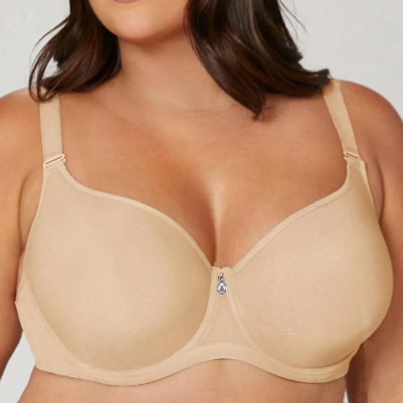Plus Size Women's Mesh Support - Underwire Bra Padded ulasan dan harga