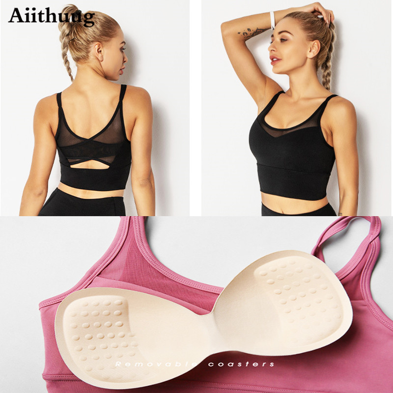 Aiithuug Yoga Bras Fitness Shi - Sports Bra Racerback ulasan dan harga