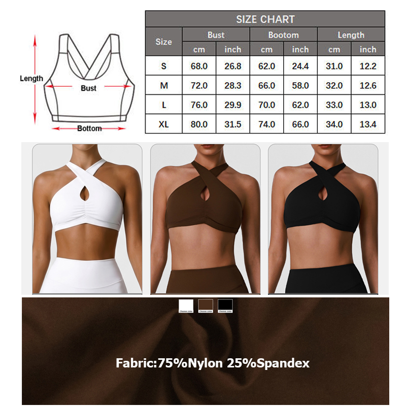 Women Soft Sports Underwear So - Sports Bra Racerback ulasan dan harga