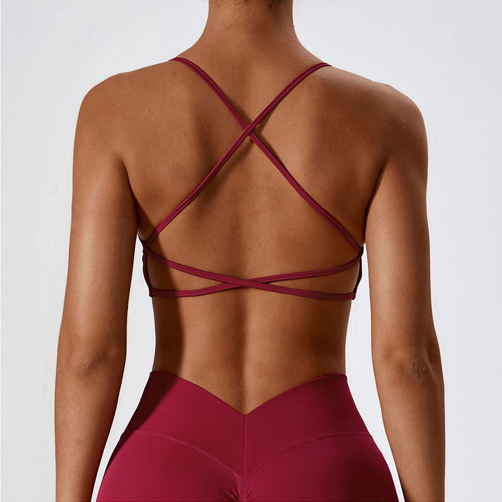 Women Cross Strap Sports Bra W - Sports Bra Racerback ulasan dan harga